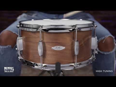 C&C 14x7 Pro Date Hybrid Snare Drum - Walnut Satin (CCPROD7014NW)