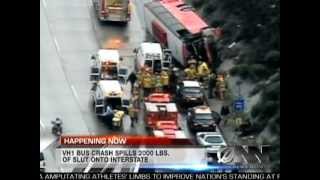 VH1 Reality Show Bus Crashes In California Causing Major Slut Spill