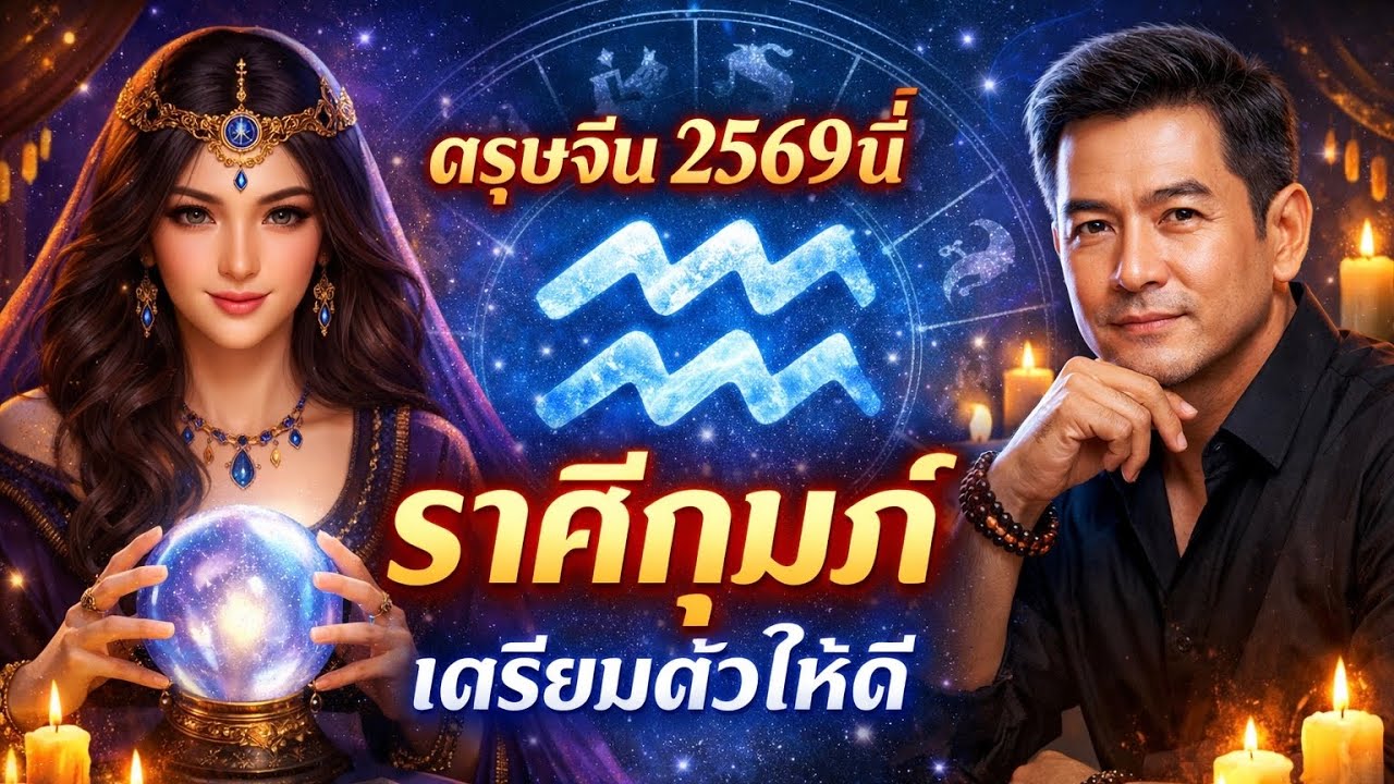 ตรุษจีน 2569 ราศีกุมภ์ ♒️￼เตรียมตัวให้ดี ดวงกำลังเปลี่ยนแบบไม่เหมือนเดิม