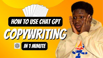 How To Use Chatgpt For Copywriting || Step By Step Tutorial