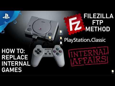 How To Replace Playstation Classic Internal Games – FTP Method