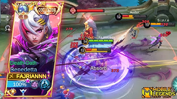 TOP GLOBAL BENEDETTA | BENEDETTA HIGH DAMAGE | BENEDETTA GAMEPLAY MOBILE LEGENDS