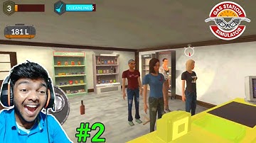 Gas Station Junkyard/filling Simulator  Gameplay | Gas Station Simulator Game in Android Gameplay #2