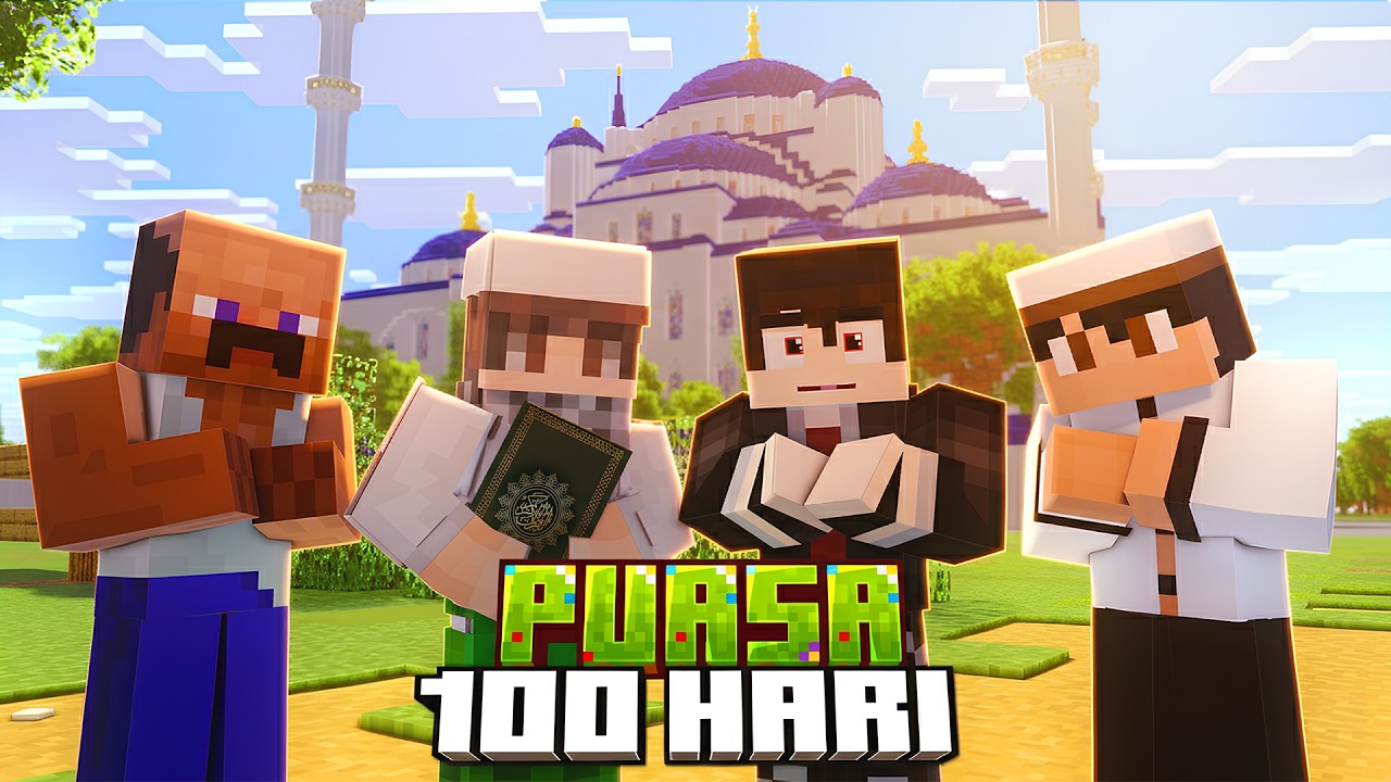 100 Hari Puasa di Minecraft
