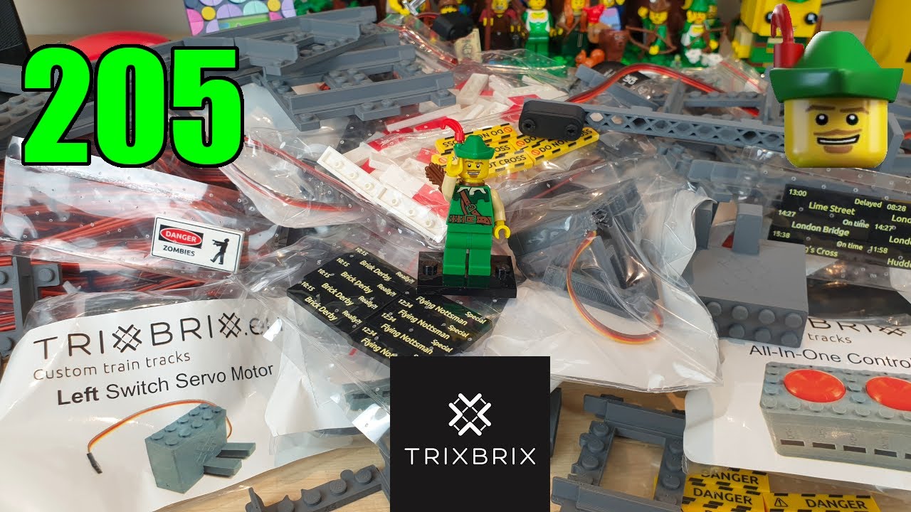 LEGO Brick Haul 205 - TrixBrix - Extra Tracks, Tiles & Automation 📦🚆🏹 ...