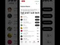 Sub and I sub back