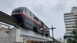 ゆいレール1000形 14編成 那覇空港行 県庁前駅 入線