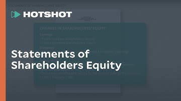 Statements of Shareholders Equity