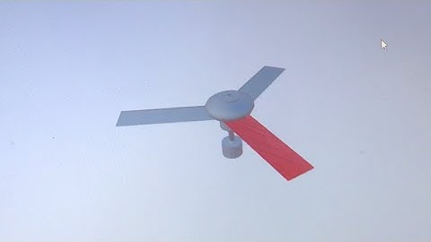 Ceiling fan 3D model