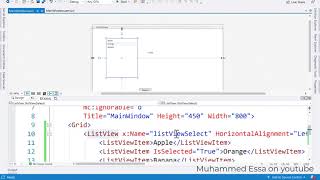 105   C# C Sharp WPF  GUI ListView & Objects