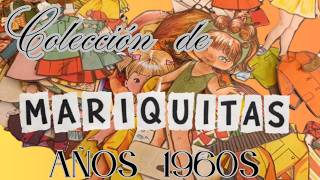 Cómo eran juguete antiguo: colección de mariquitas recortables años 60