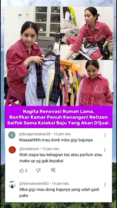 Nagita Bongkar Kamar Lama, Siap-siap Serbu Barang Preloved Sebelum Kehabisan.