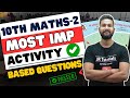 10TH MATHS 2 MOST IMPORTANT ACTIVITY BASED QUESTIONS FOR BOARD EXAM 2024 |