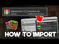 How To IMPORT Texture Packs And Addons To MCPE!