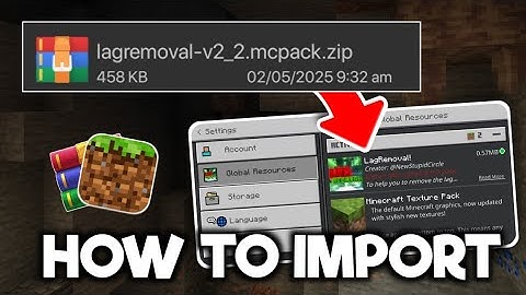 How To IMPORT Texture Packs And Addons To MCPE!