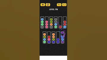 Ball sort puzzle. Level 176.