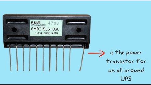 Fuji Electric 6MBI15LS-060 Power Transistor Module