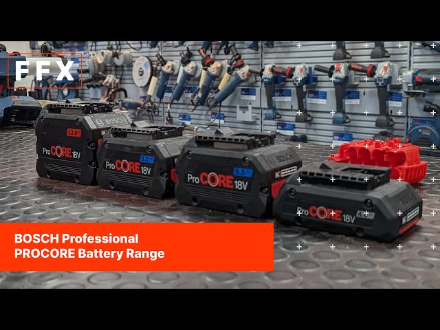 Bosch ProCORE Battery Range, Bosch Professional, Pro Core Battery, Power  Tool Batteries