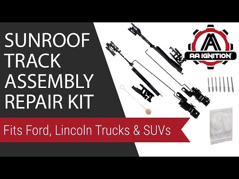 Sunroof Track Assembly Repair Kit - Fits Ford, Lincoln Trucks & SUVs