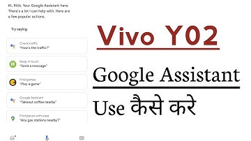 Vivo Y02 How To Use Google Assistant