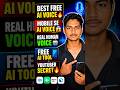 BEST FREE AI Voice Tool For Mobile 🔥 Real Human VoiceMobile Se AI Voice Kaise Banaye 😱 Free AI Tool