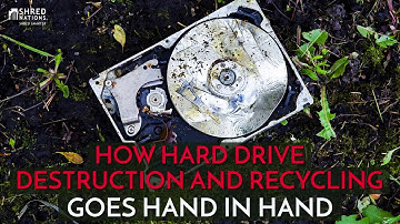 How Hard Drive Destruction and Recycling Goes Hand In Hand