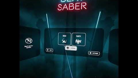 Beat Saber - Tutorial First Time - Single Eye 60fps No Commentary