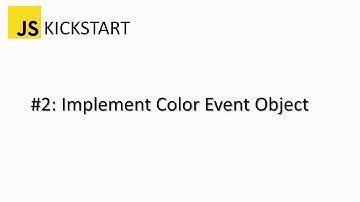 FullCalendar - Selectable Calendar Part 2 - Event Color