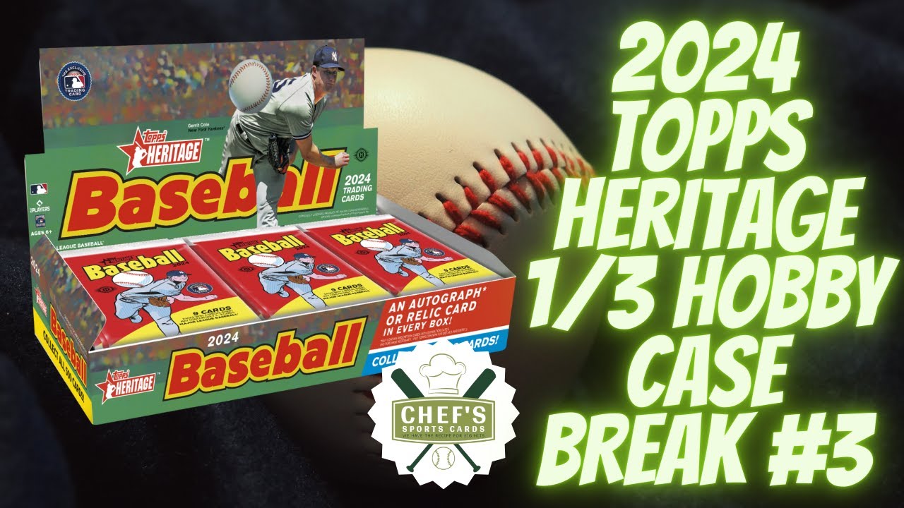 2024 TOPPS HERITAGE 1/3 HOBBY CASE BREAK 3 LIVE 4/13/2024 YouTube