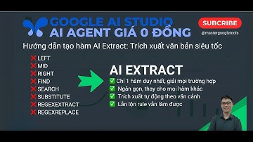 Quên Substring, Find, Regexp đi! Hàm AI Extract Google Sheets này bá đạo hơn nhiều!