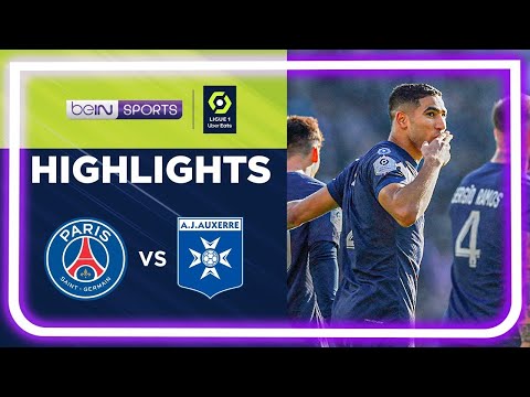 PSG 5-0 Auxerre | Ligue 1 22/23 Match Highlights