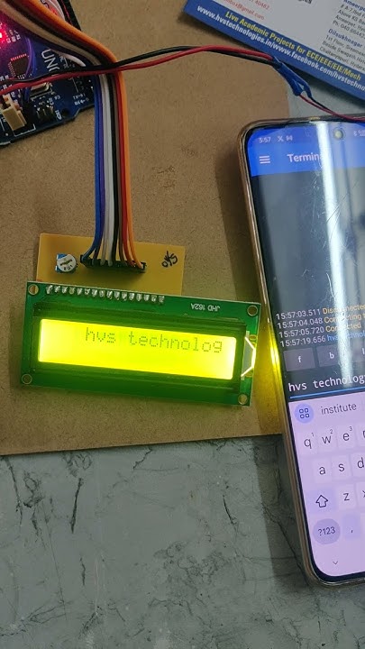 Wireless Notice Board Using Arduino UNO #arduino #arduinoproject - YouTube