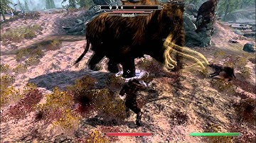 Skyrim: A fast way to get destruction skill to 100