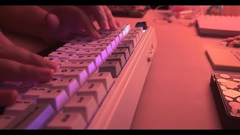 New keebs ⌨️ : AULA F75 WITIH REAPER SWITCHES