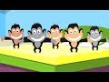 Five Little Monkeys | Nursery Rhyme with Lyrics