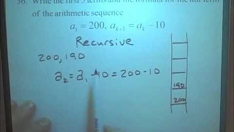 Arithmetic Sequences and Series  -  8.2 pt 1