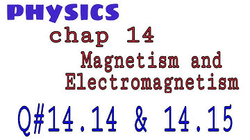 How to solve XII Physics Numerical 14.14  & 14.15.