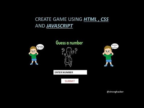 Create Guess A number game using HTML, CSS and JavaScript || @dev ...