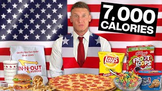 I ate the AVERAGE AMERICAN DIET for 24 hours *7,000 CALORIES*