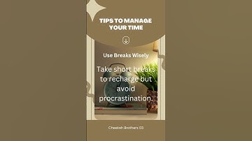 Top 5 Tips for Time Management in Daily Life | Subscribe | Cheetah Brothers 03