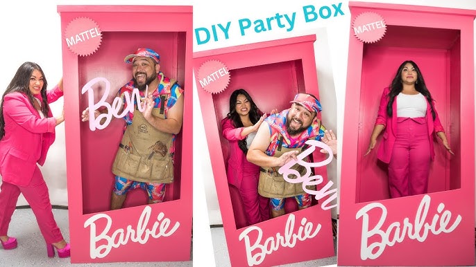 😍 La caja barbie como centro para tu decoración 💅 Un elemento