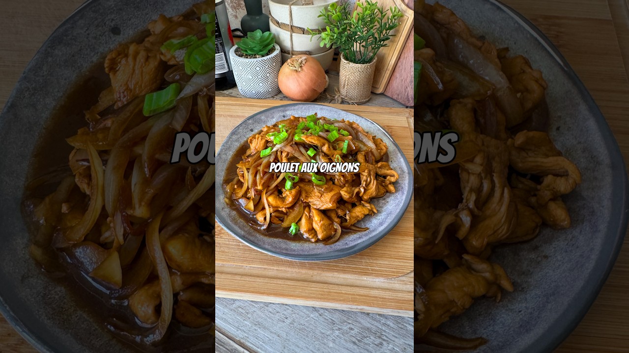 Poulet au oignon 🍗🧅