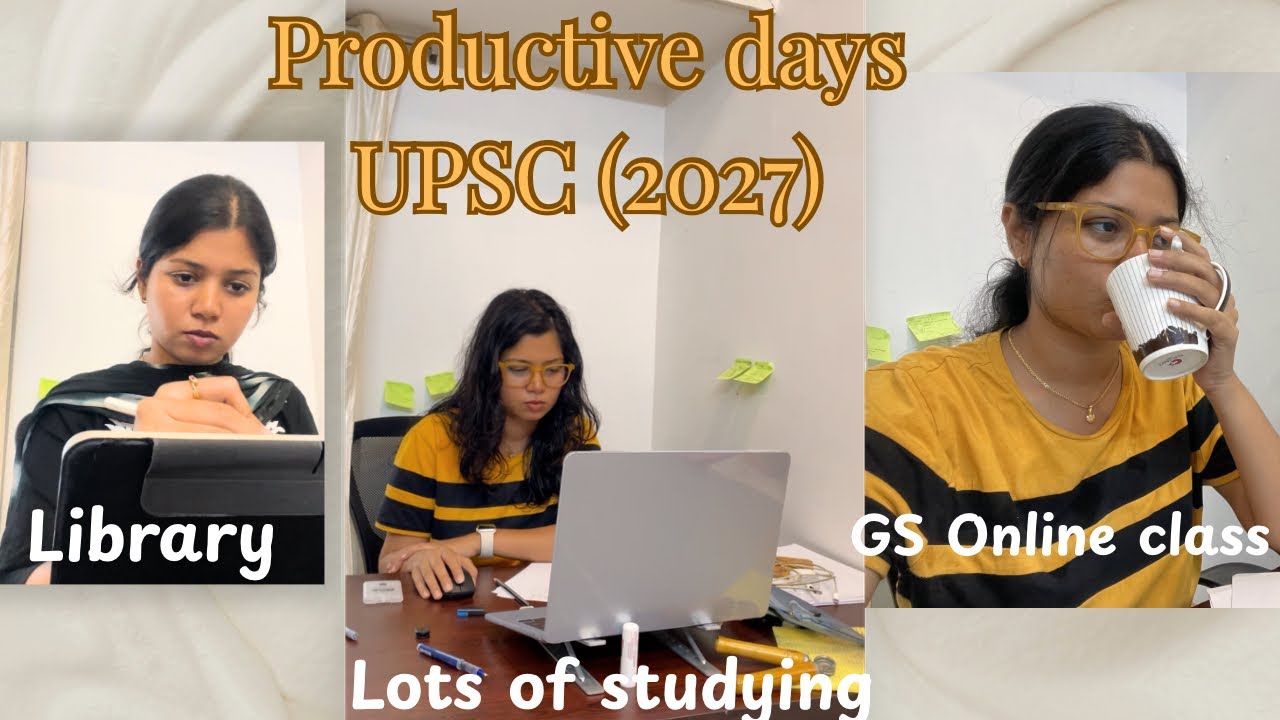 Preparing for upsc cse 2027 , at home , joining library ,online classes, digital notetaking #upsc
