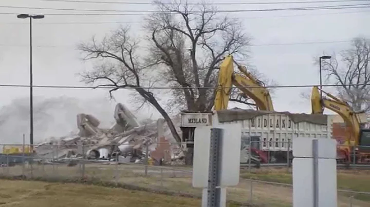KU McCollum Hall Implosion