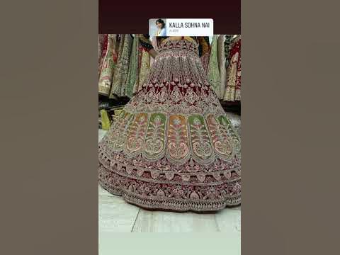 bridal lehnga for rent in #ludhiana jawahar camp।for #booking ...