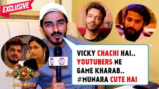Vishal Singh SLAMS Chintu, REACTS To Youtubers Game, Munawar & Mannara Jodi | EXCLUSIVE