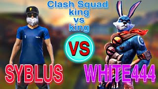 WHITE444 VS SUBLUS || 1 vs 1 clash squad custom and with reaction syblus and his younger brother