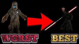 All Classic Battlefront 2 Heroes Ranked WORST To BEST