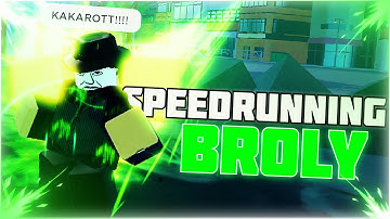 (SPEEDRUN) Obtaining BROLY BUT In a Public Server | A Universal Time (AUT) ROBLOX
