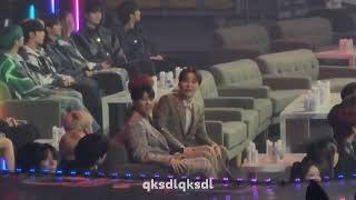 TEMPEST,KEP1ER,SEVENTEEN,TXT Reaction to VCR at Circle Chart Music Awards 2023 (Treasure,NcT,TXT,) Resimi